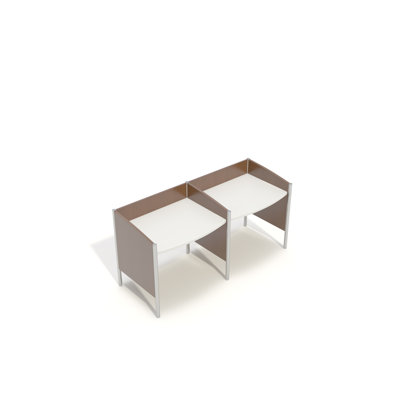Wave III U-Shaped 2 Person Benching Workstation