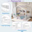 Lit sur pied avec tablettes de rangement-876018884-876018885