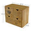Fleischer Wood Desk Organiser with Drawers
