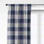 Walker Buffalo Indigo/Ivory Cotton Simple Top Pocket Drapery Panel Set of 2-1775798701