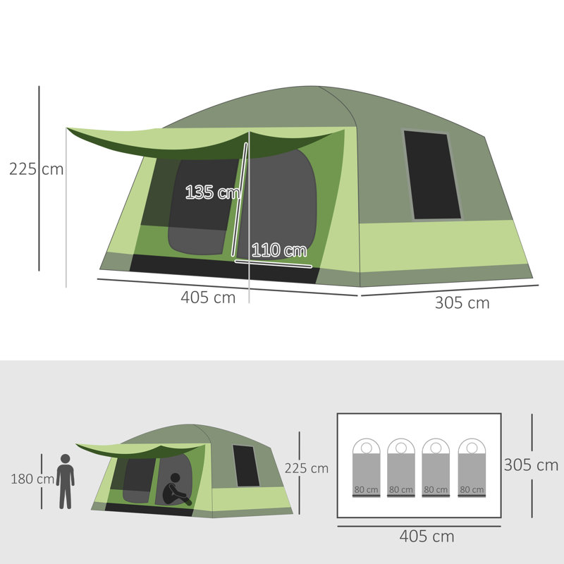 Vadlamudi 4 Person Tent