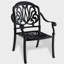 5-Piece Set Of Cast Aluminum Patio Furniture With Round Table
