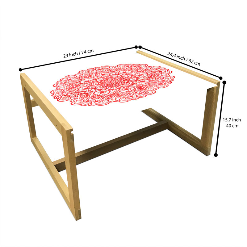 Jamiyla Sled Coffee Table, 62cm H x 74cm W x 40cm D