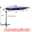 Parasol carré carré pour l'extérieur-544879509