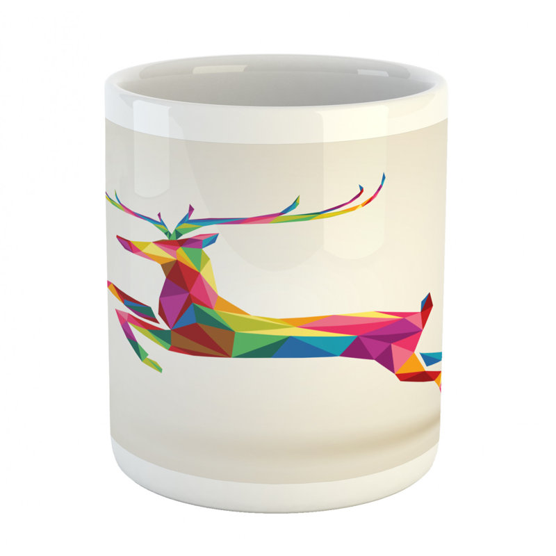 Grande tasse à café renne
