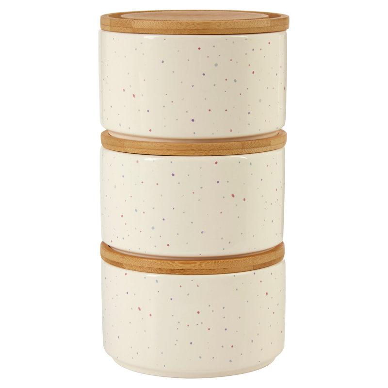 Stoneware Canister - Set of 3