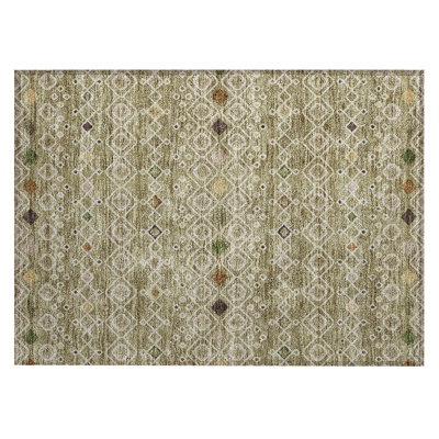 Aleighna Area Rug with Non-Slip Backing