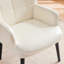 Ardyn Vegan Leather Wingback Accent Chair-702124383-702124382