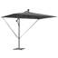 Umbrella with LED Strip Lights Polyester and Aluminium Outdoor Parasol-1633500819-1633500824