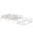 Twin-Sized Three-Tier Rubber Wood Bunk Bed, Fully Equipped With Ladders And Guardrails-478907407
