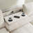 96*35''Chenille Sectional Sofa With Tooth Speaker,Comfy Cloud Couch Set With Drop Down Table,Cup Holders,USB Charger,Storage Armrest,Wide Seat Sofa For Living Room,Apartment,Office-1299561778