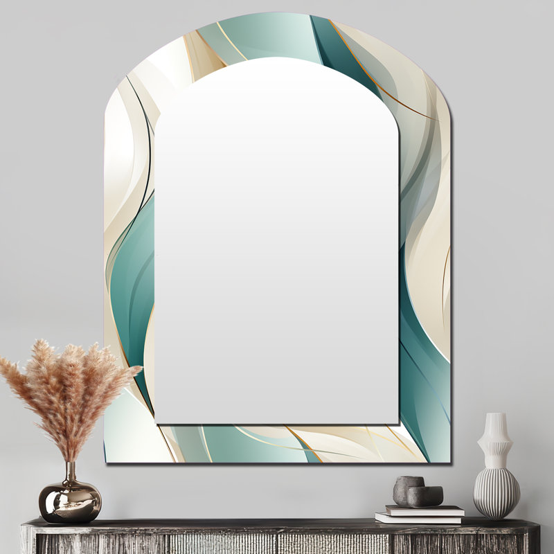 Miroir mural Subdued Elegance - Beige, 43 po x 33 po