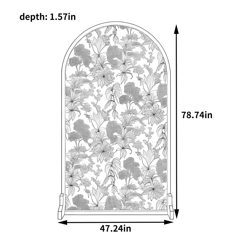 Anicette, H 78,74 po x l 47,24 po x P 1,57 po