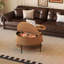 Table basse à plateau relevable Farmhouse Brown