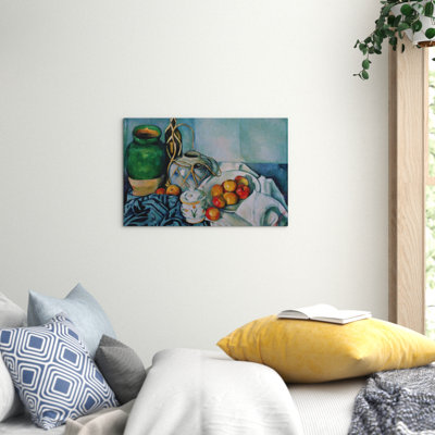 Still Life (4) by Paul Cezanne - Wrapped Canvas