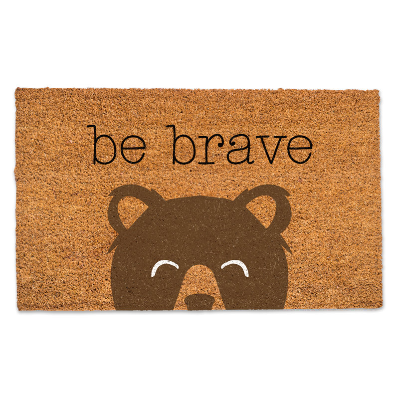 Tapis de porte Be Brave