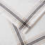 Ensemble de draps 4 pièces très grand californien, écossais brun clair-132455325