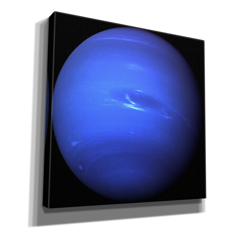 Planète Neptun sur toile, H 26 po x l 26 po x P 1,5 po