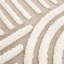 Tapis crème à motif géométrique Moisa Farmhouse-1751562585