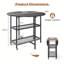 Round Metal Base Dining Table