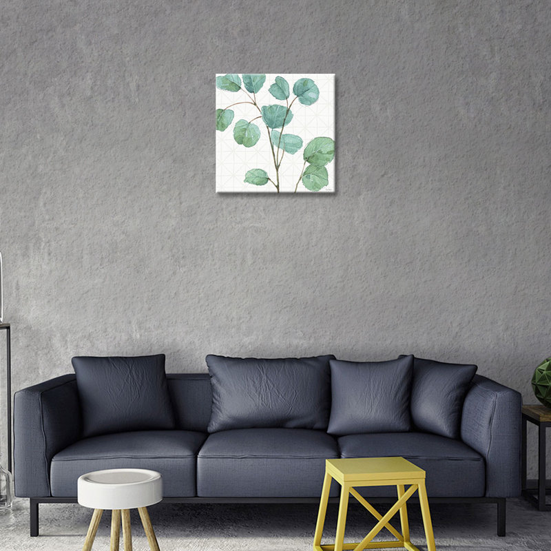 « mixed verts lii », impression sur toile, Toile tendue, H 18 po x l 18 po x P 2 po