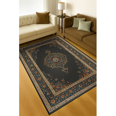 Tapis noir Mosso
