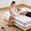 Knitted Fabric Cover Pocket Sprung Mattress Medium Firm Breathable Support Mattress -126129525