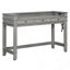 Ensemble de table de salle à manger 4 pièces rétro avec tiroirs de rangement et chargement USB-133344266-133344268-133344270