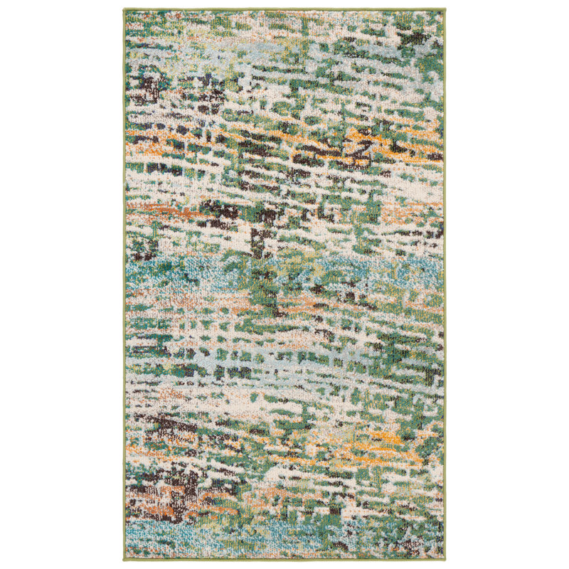 Madison Performance Abstract Rug, Rectangle 3' x 5'
