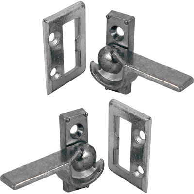Prime-Line Zinc Cast Metal Left and Right Sliding Cam Window Lock (1 Pair)