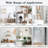 Bathroom Medicine Cabinet – Wall-Mounted with 2 Doors & Open Shelf for Organized Storage-99529408