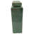 Storage Jar Stoneware Ceramic Rectangular Container With Removable Lid And Modern Geometric Silhouette-1302755388