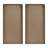 Twotone 2Piece Wood Panel Wall Decor Set