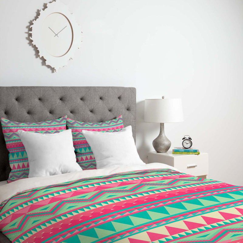 Iveta Abolina Polyester Geometric Shapes Duvet Cover, Twin Duvet Cover