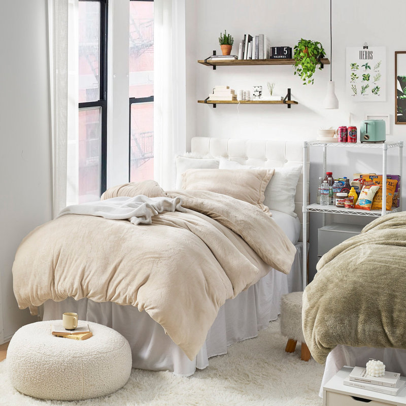 Thicker Than Thick - Coma Inducer Oversized Comforter with Cover, Birch, Twin XL Duvet Cover & Insert  + 1 Standard Sham