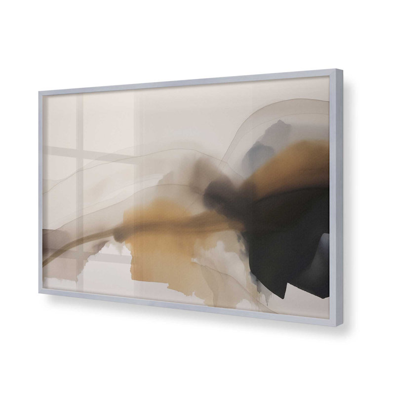 Rustic Elegance Noir Print, Polished Chrome Framed, 13.25" H x 17.25" W