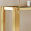 Console de rangement en bois Aaradhya avec structure en métal robuste et plateau en verre trempé-1013220463-1034306748