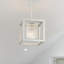 Luminaire suspendu carré en forme de lanterne 1 lumière-2029861891