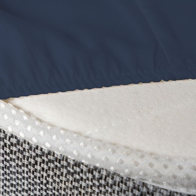 Hotel Luxurious Bamboo Blend Deep Pockets Breathable Cooling Bed Sheet Set 2000 Series, Queen Sheet Set + 4 Pillowcases, Navy