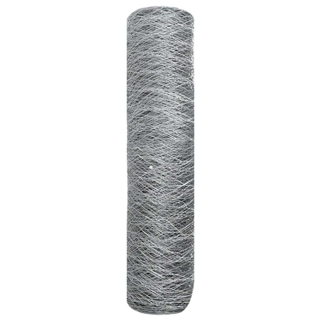 Vidaxl Hexagon Fence Galvanised Steel