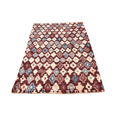 Nunez Burgundy Rug