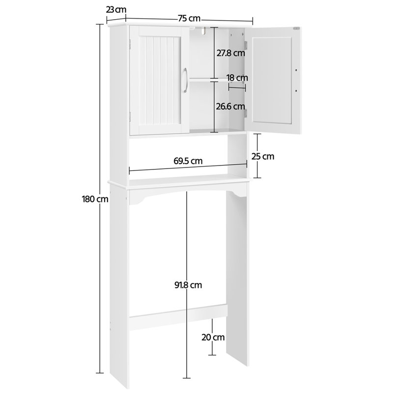 Breaux Freestanding Bathroom Cabinet
