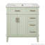 Meuble-lavabo moderne 30 po avec lavabo en céramique, portes à fermeture douce, tiroirs-116858799