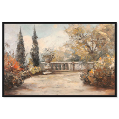 Autumnal Arbor Canvas Classic Landscape by Art Remedy