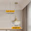 Lustre suspendu 11,75 "Dia X 10" H