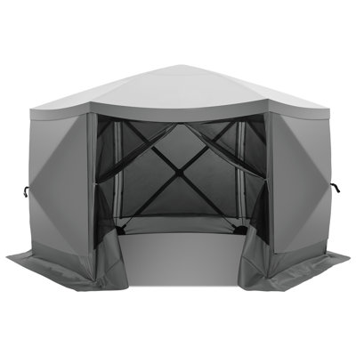 12x12 Pop Up Canopy Gazebo, Outdoor Canopy Tent Screen House 