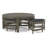 Raffles Rattan Cocktail Table with Benches-71441857-71441903
