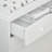 Mamie 5-Drawer White Baby Changing Table Dresser – Convertible Nursery Dresser