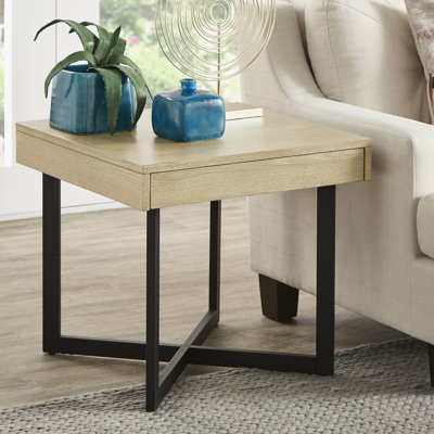 Table de bout avec rangement Burch