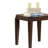Walnut End Table With Fixed Top - Ideal For Display Square Shape Versatile Any Room